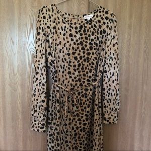 Merona Leopard Shift Dress